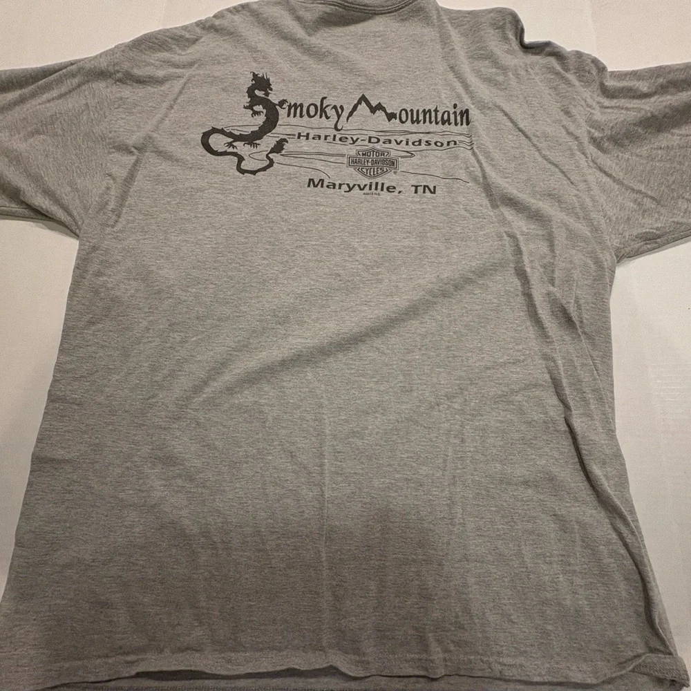 Harley-Davidson Legendary Eagle Gray Short Sleeve Tee XXL - Picture 6 of 7